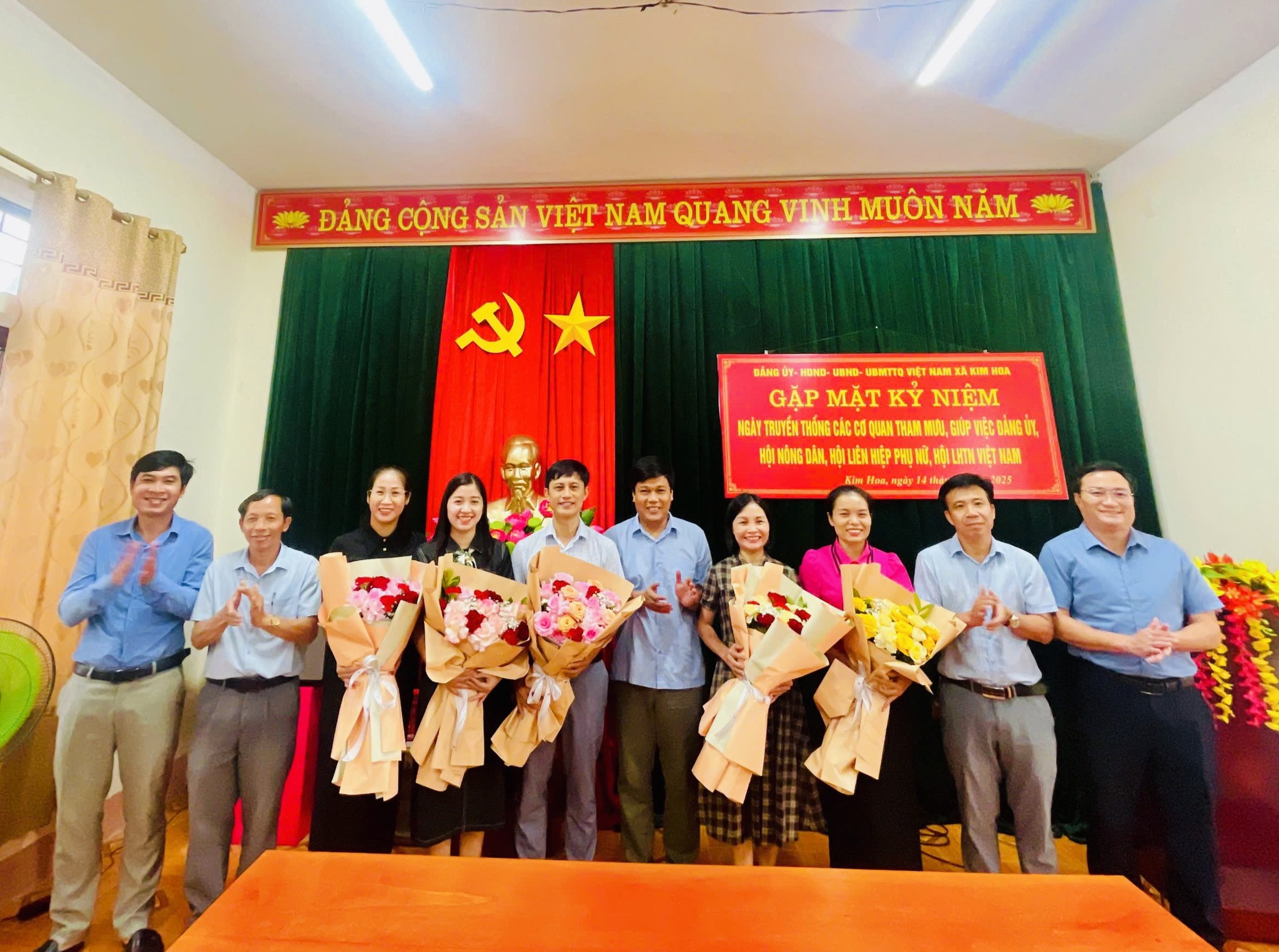 Gặp mặt Kỷ niệm ngày truyền thống các cơ quan tham mưu giúp việc Đảng ủy và các tổ chức Hội, đoàn thể