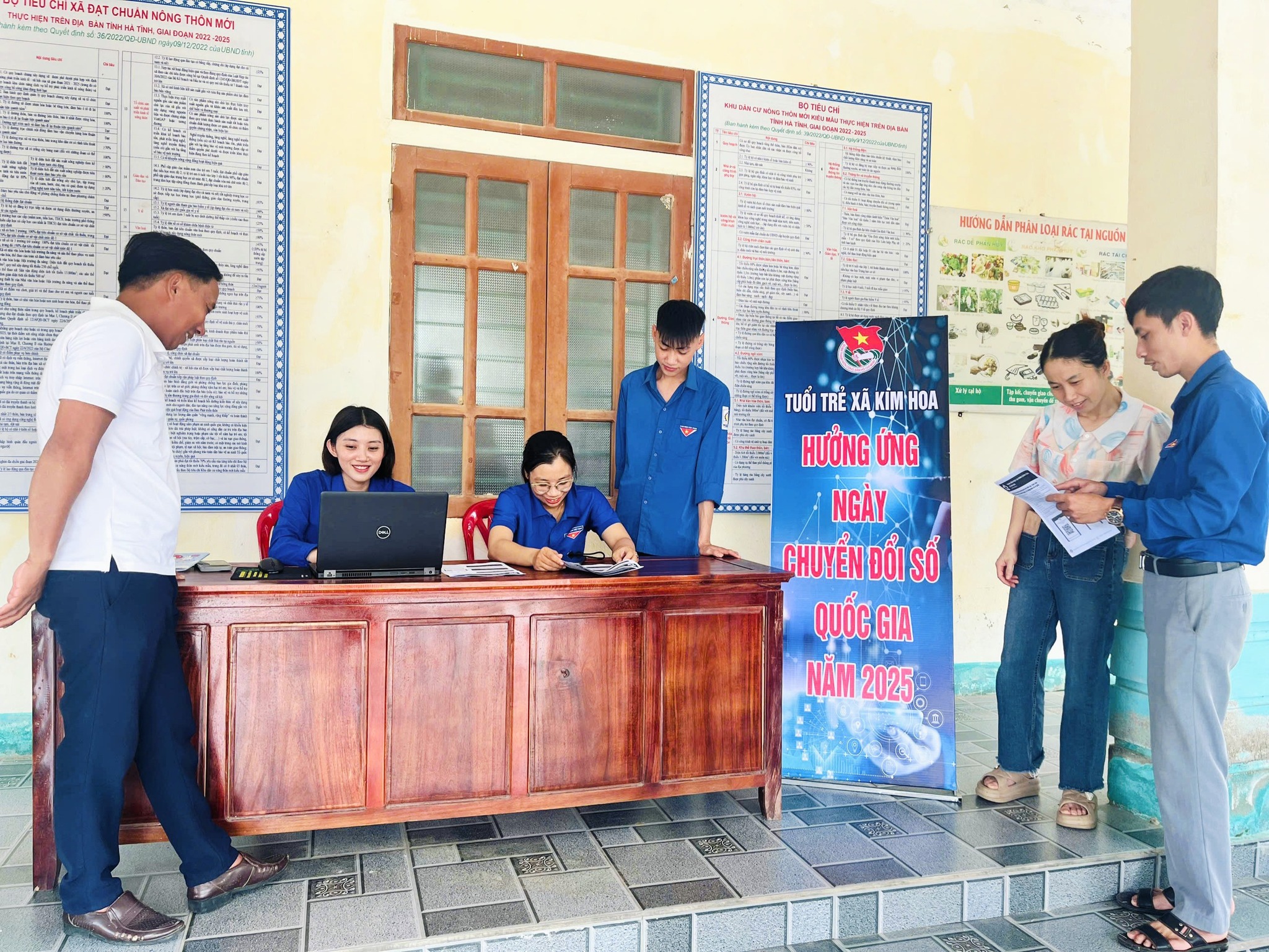 Xã Kim Hoa: Ngày hội chuyển đổi số