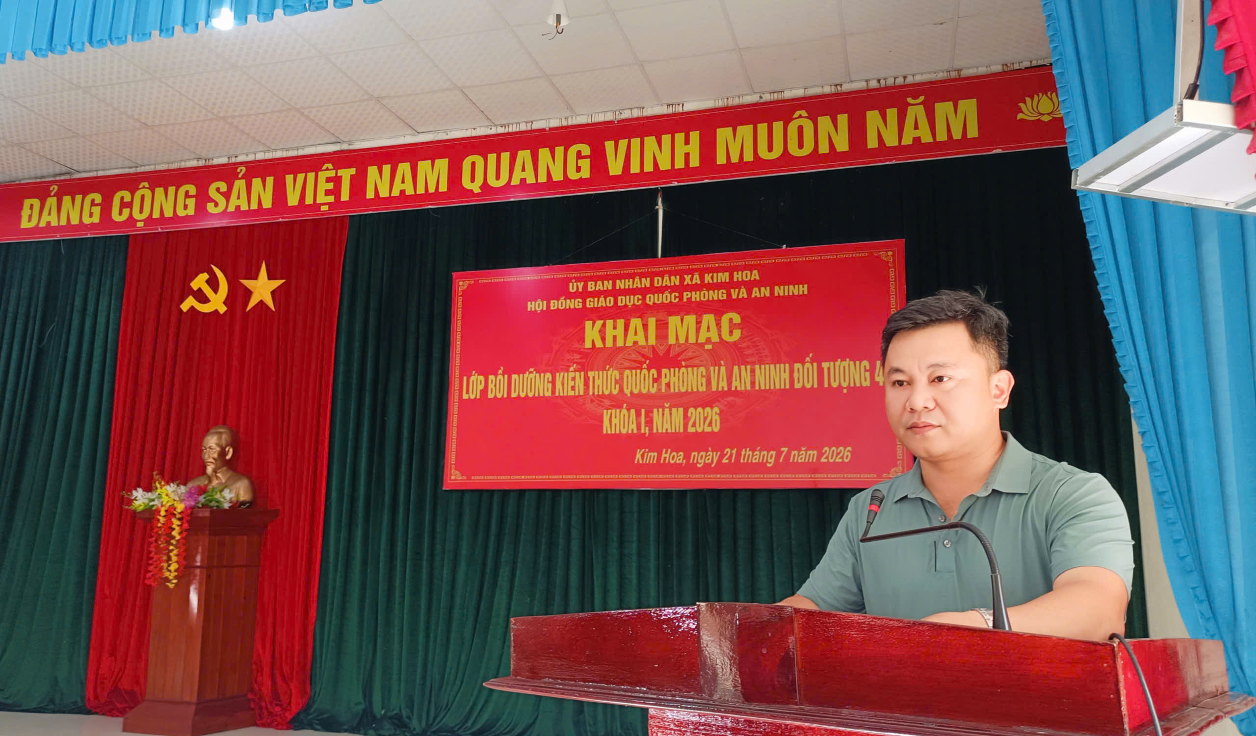 Khai mạc lớp bồi dưỡng kiến thức Quốc phòng &An ninh