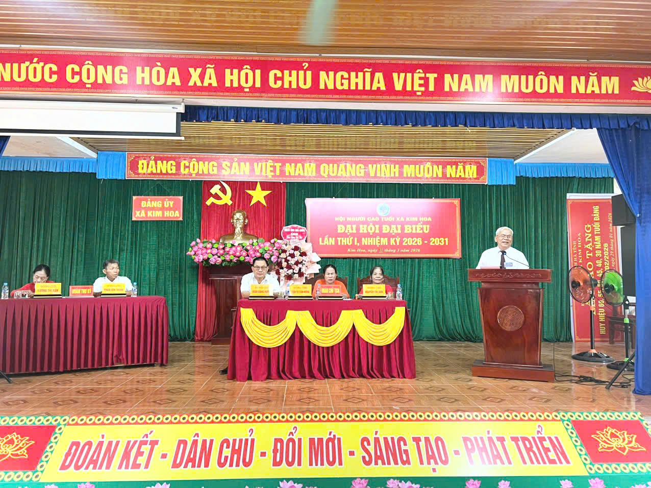 Đại hội Hội Người cao tuổi xã Kim Hoa nhiệm kỳ 2026 - 2031