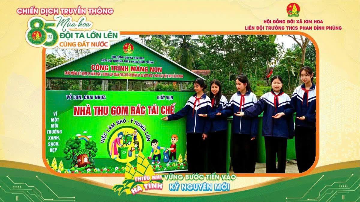 Các Liên đội trường học tổ chức lễ kỷ niệm 85 năm ngày thành lập Đội Thiếu niên Tiền phong Hồ Chí Minh 