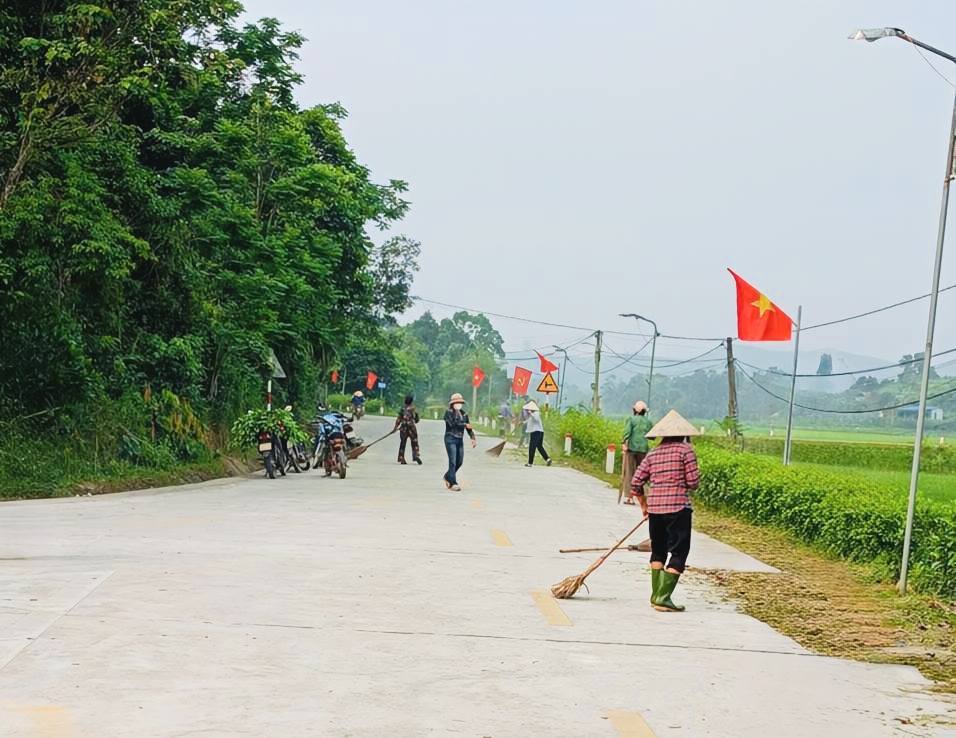 Xã Kim Hoa ra quân chỉnh trang các khu dân cư