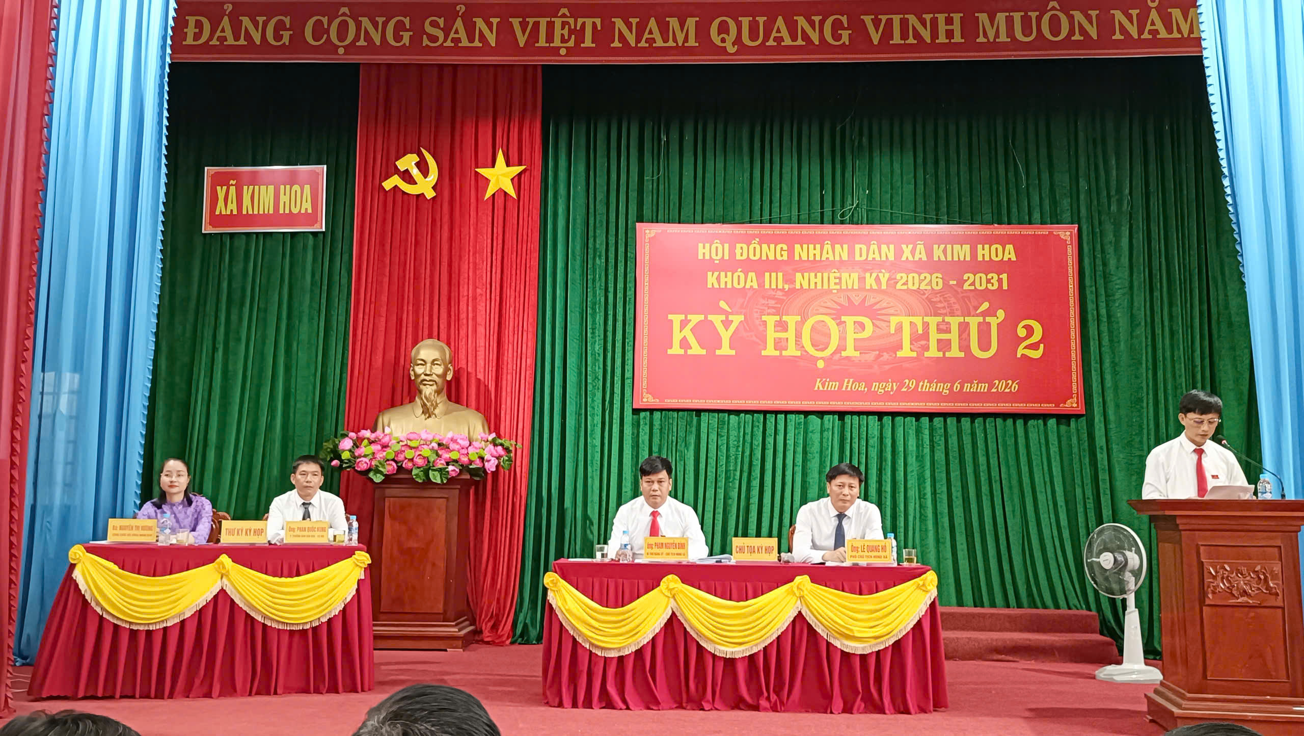 Kỳ họp thường lệ giữa năm 2026, HĐND xã khóa III, nhiệm kỳ 2026 - 2031