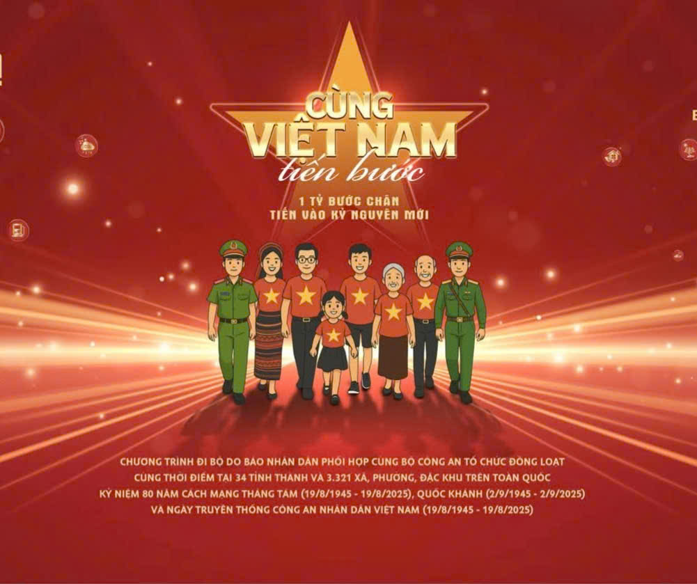 1 tỷ bước chân “Cùng Việt Nam tiến bước” vào kỷ nguyên mới