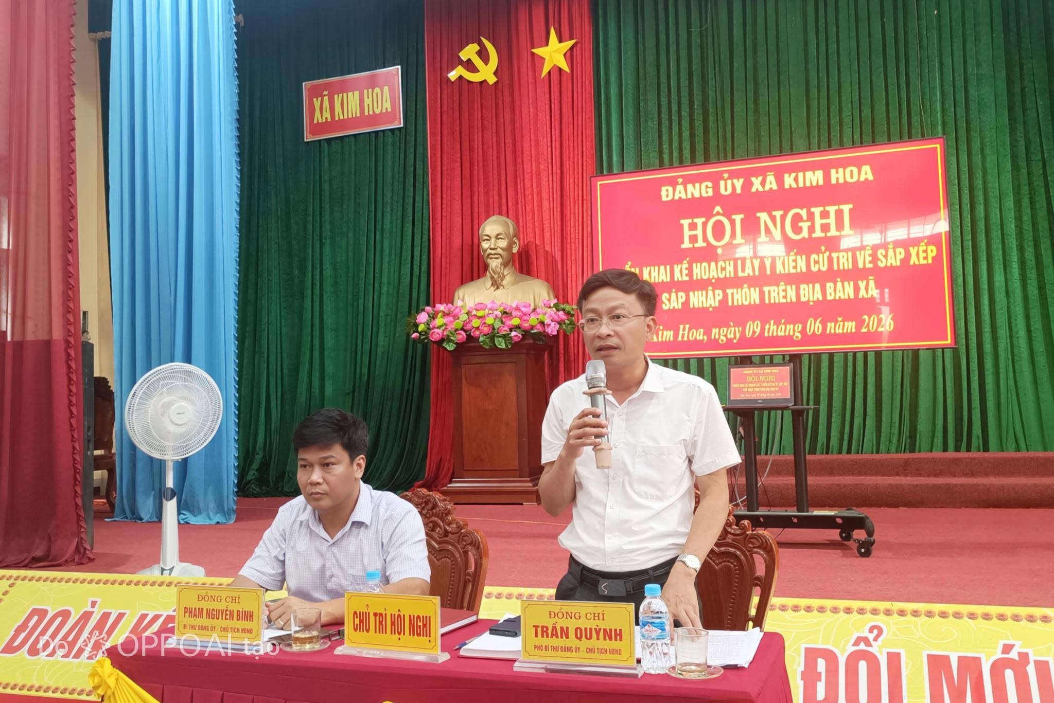 Hội nghị triển khai lấy ý kiến cử tri về sắp xếp thôn