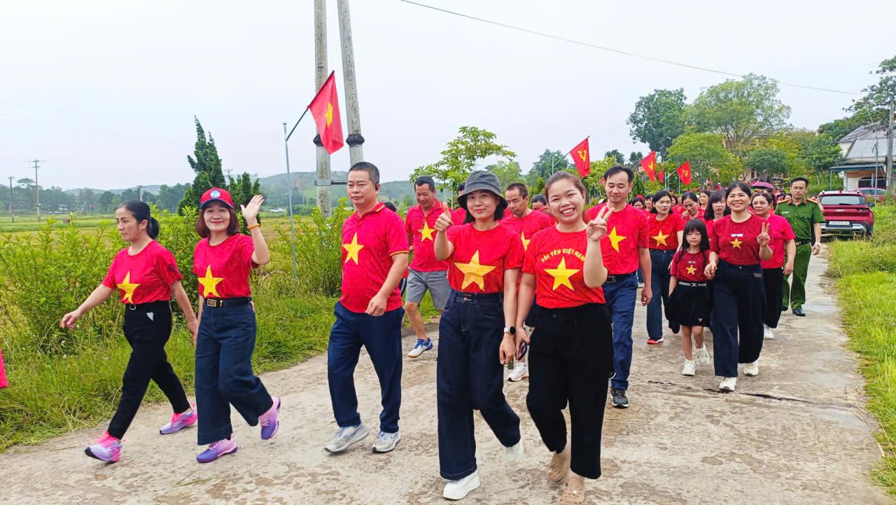 Xã Kim Hoa triển khai nhiều hoạt động hưởng ứng phong trào rèn luyện TDTT