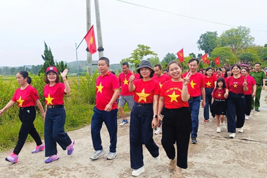 Xã Kim Hoa triển khai nhiều hoạt động  hưởng ứng phong trào rèn luyện TDTT