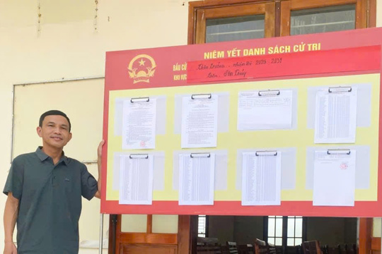Xã Kim Hoa sẵn sàng cho ngày Bầu cử trưởng thôn nhiệm kỳ 2026 - 2031