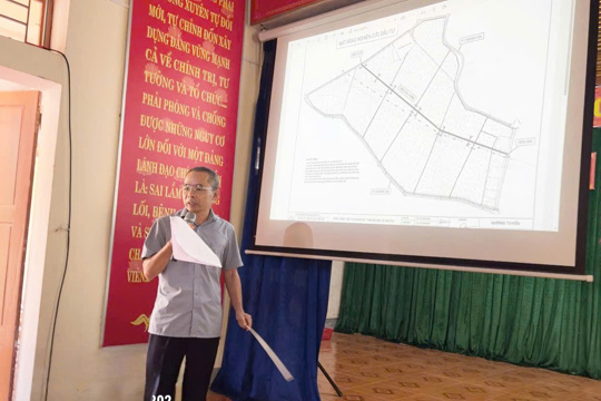 Xã Kim Hoa triển khai thực hiện tích tụ rộng đất vùng Đồng Họ