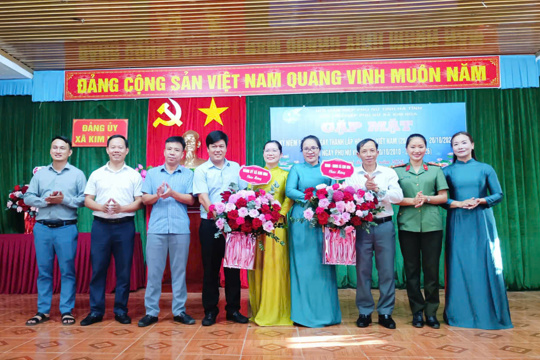 Hội LHPN xã Kim Hoa: Gặp mặt kỷ niệm Ngày Phụ nữ Việt Nam 20/10