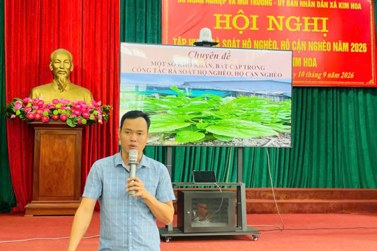 Tập huấn rà soát hộ nghèo, cận nghèo năm 2026