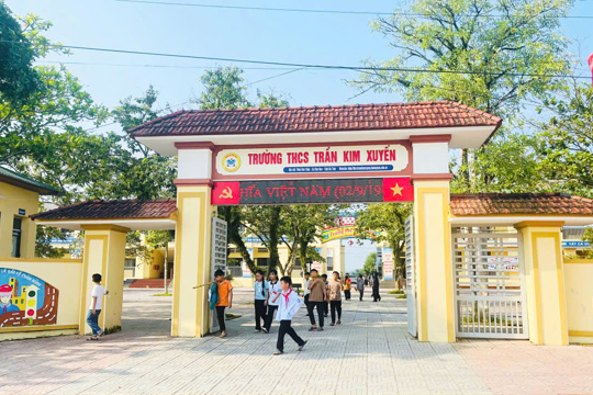 Các trường học xã Kim Hoa sẵn sàng cho ngày Khai giảng năm học mới