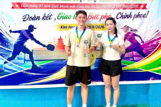 Phụ nữ xã Kim Hoa sôi nổi các hoạt động chào mừng Quốc khánh 2/9 