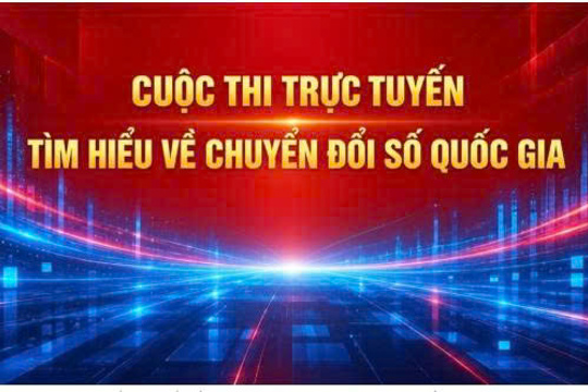 Xã Kim Hoa hưởng ứng cuộc thi trực tuyến tìm hiểu về chuyển đổi số quốc gia 