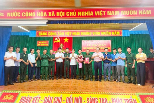 Ra mắt Chi hội Doanh nghiệp - Doanh nhân CCB xã Kim Hoa