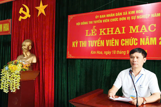 Khai mạc thi tuyển viên chức năm 2026